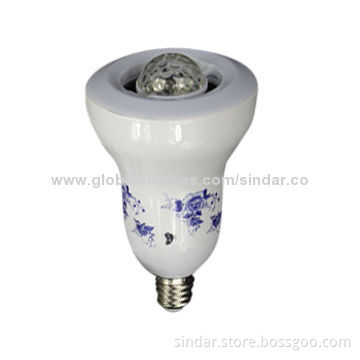 Novely electronics LED Melody wireless led lamp bluetooth speaker the bulbs can sing song